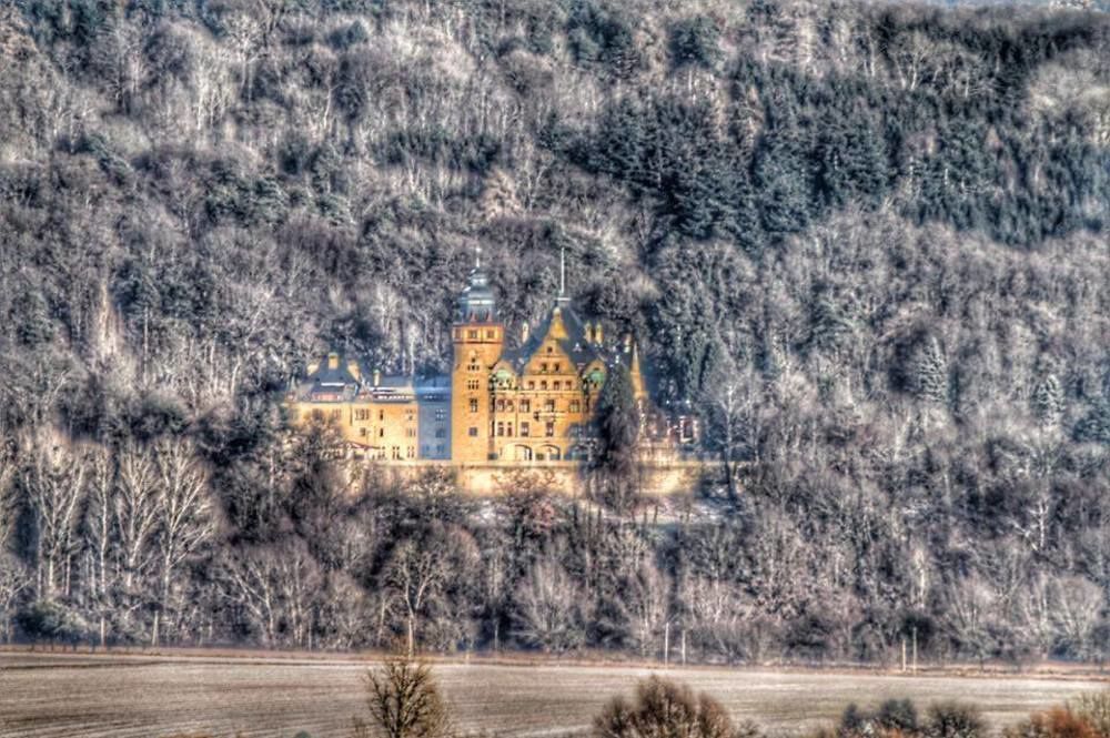 Schloss Hotel Wolfsbrunnen Schwebda Buitenkant foto