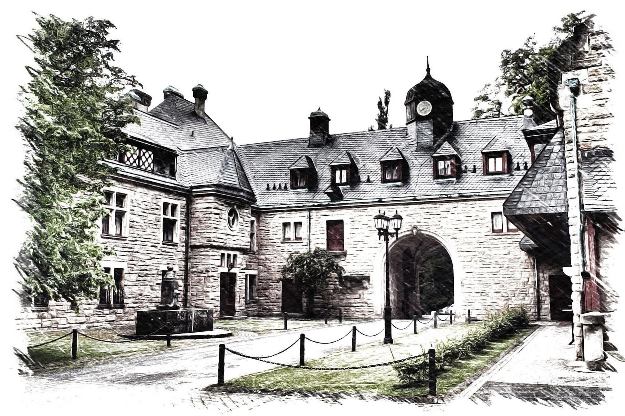 Schloss Hotel Wolfsbrunnen Schwebda Buitenkant foto